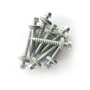 Screws for heavy steel with a 19mm bonded washer (Pack of 100)