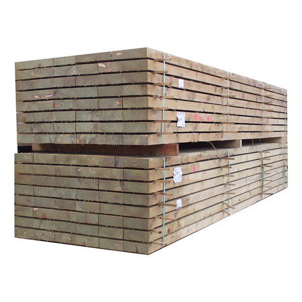 175 x 75mm C16 Treated Timber Purlin (7 x 3") – Structural Carcassing, ISO9001 Treated