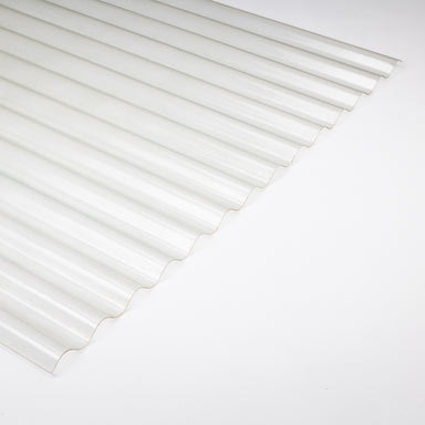 Translucent GRP rooflight sheet, Class 3 13/3 Corrugated Profile 2.4kg