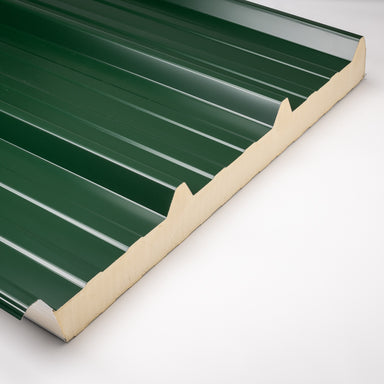 Insulated Panel 80mm Juniper Green Polyester