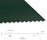 13/3 Corrugated 0.7 Thick Polyester Paint Coated Roof Sheet Juniper Green (12B29) 1000mm Width