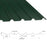 32/1000 Box Profile 0.7 PVC Plastisol Coated Roof Sheet Juniper Green (12B29) 1000mm Width
