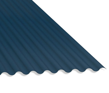 13/3 Corrugated 0.7 Thick Polyester Paint Coated Roof Sheet Slate Blue (18B29) 1000mm Width With Anticon