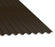 13/3 Corrugated 0.7 Thick Polyester Paint Coated Roof Sheet Vandyke Brown (08B29) 1000mm Width